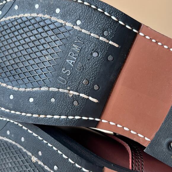 US Army Leather Combat Boots WWII Repro Goodyear Welt Dress Uniform Size 5 - Picture 12 of 12